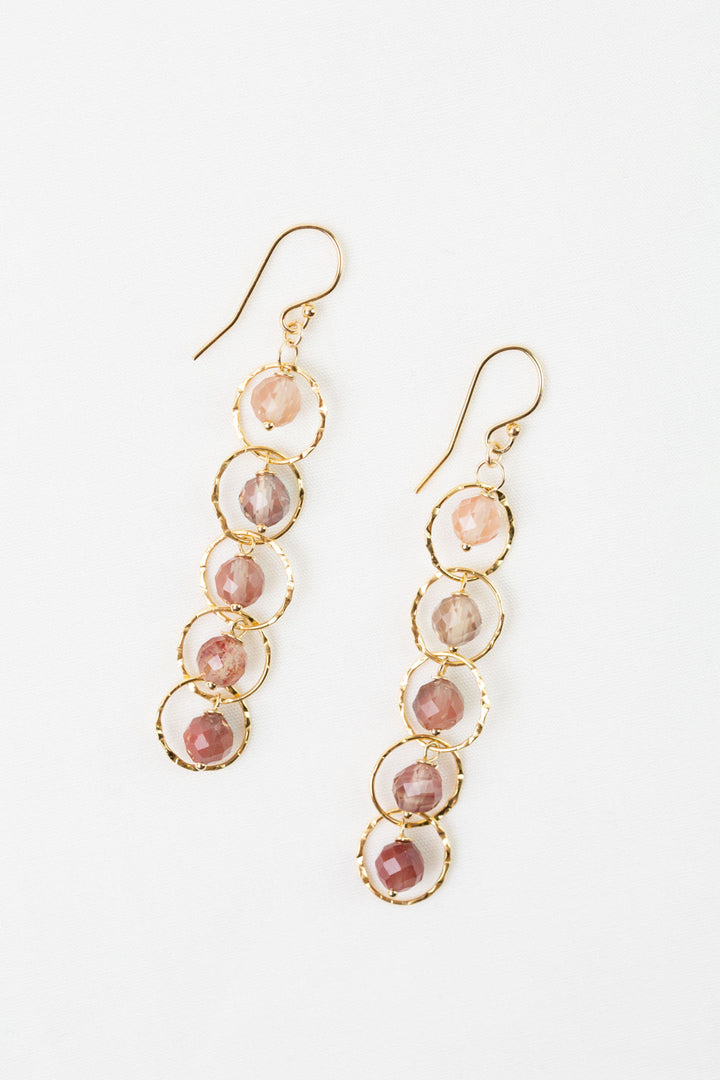 Love Andesine Labradorite Dangle Earrings