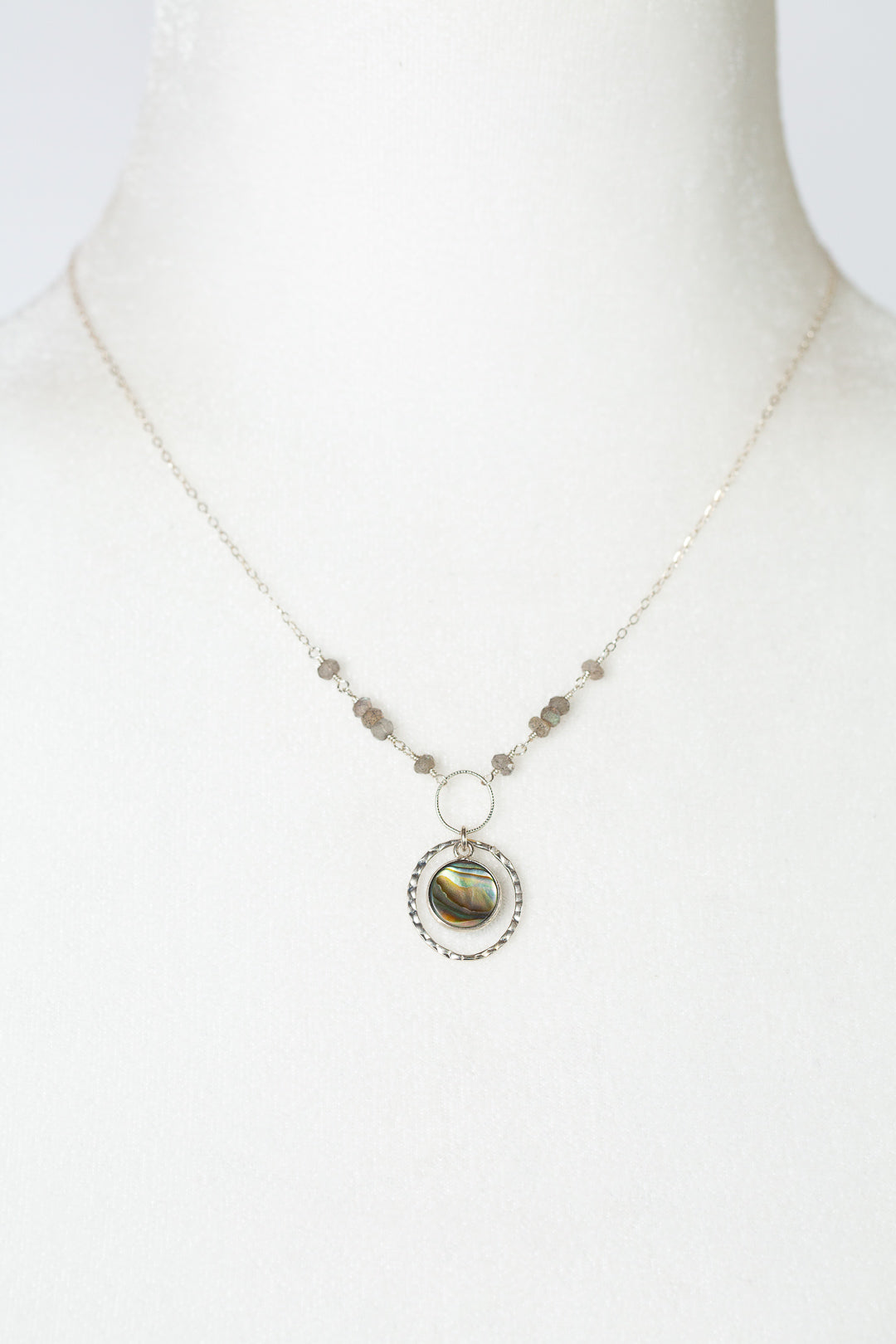 Mystic 16-18" Abalone Simple Necklace