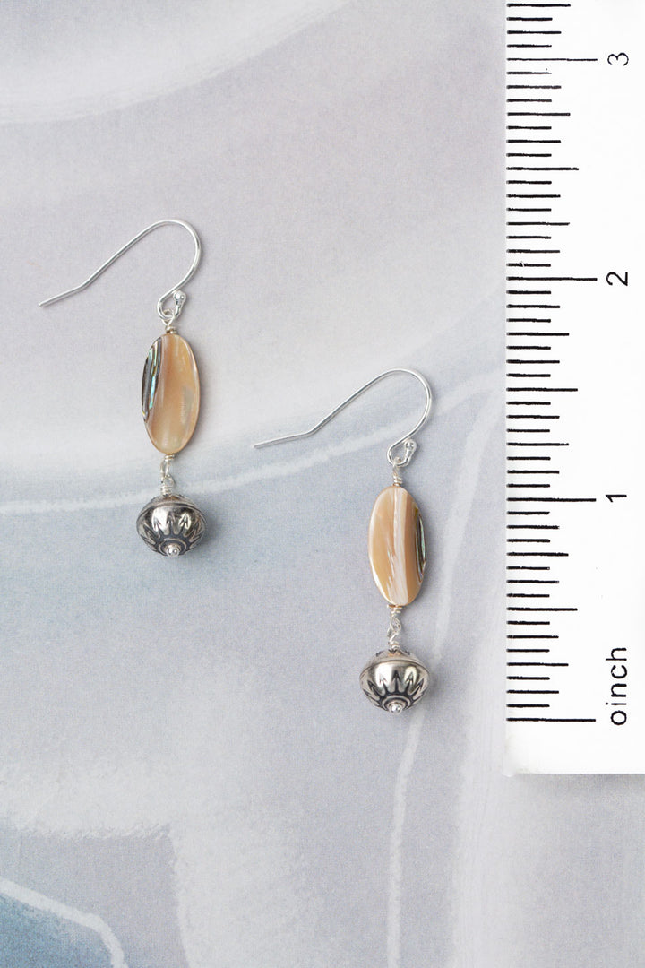 Mystic Abalone Dangle Earrings