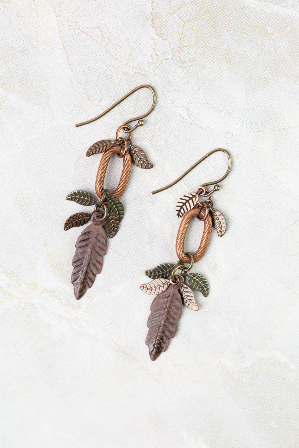 Mauve Statement Earrings