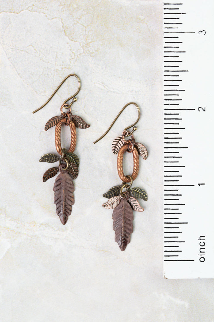 Mauve Statement Earrings