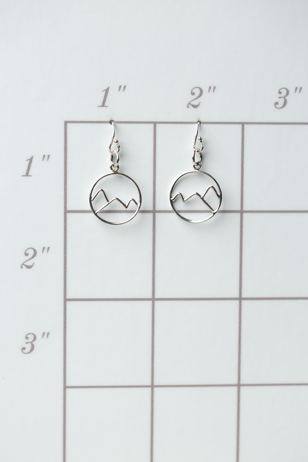 Mountains Sterling Silver Earrings