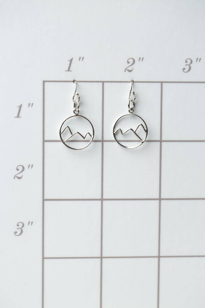 Mountains Sterling Silver Earrings