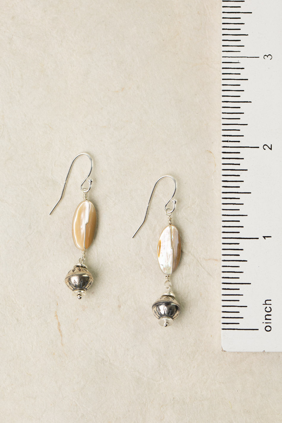 Mystic Abalone Dangle Earrings