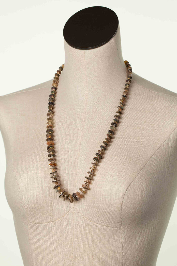 Mystic 26-28" Abalone Statement Necklace