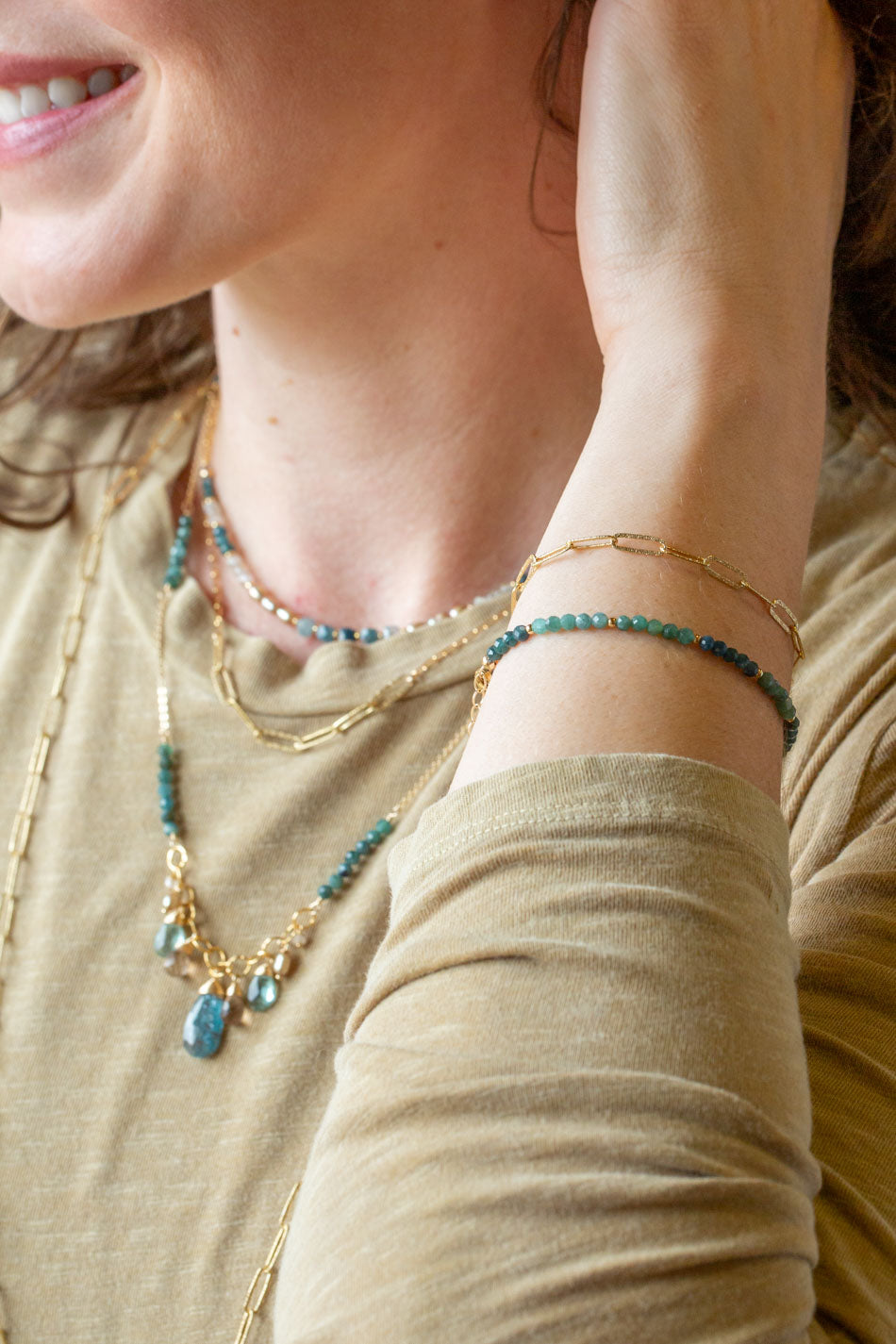 Ocean Waves 8" Simple Bracelet