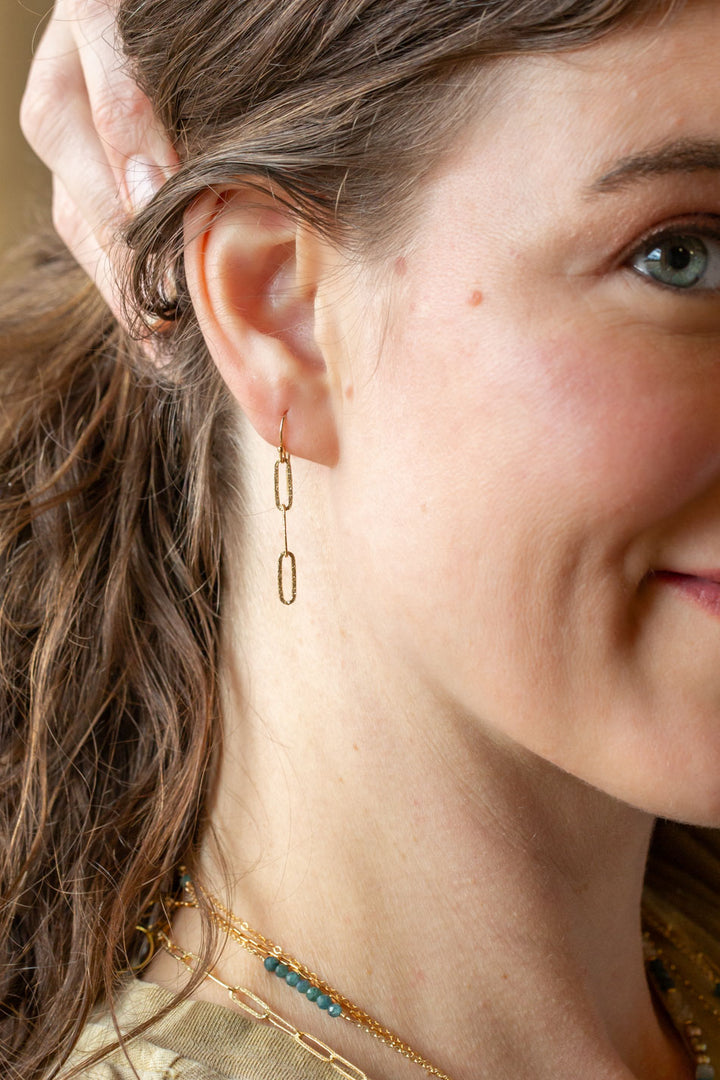 Ocean Waves Dangle Earrings