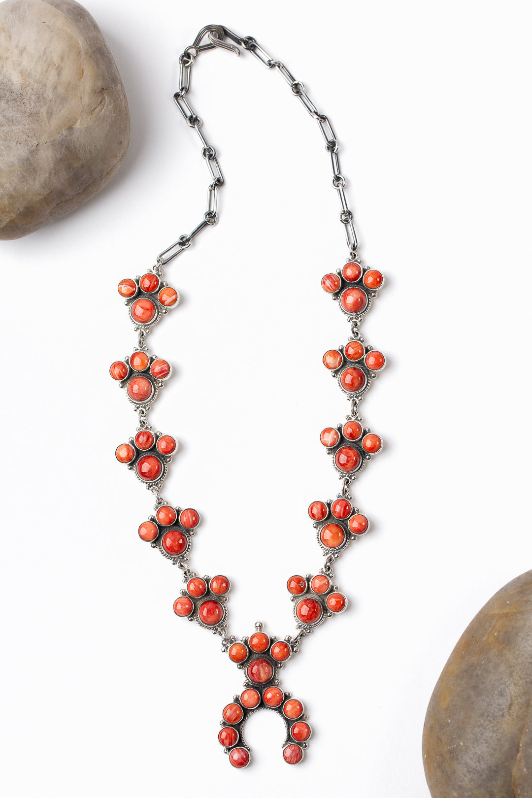 Federico Handcrafted Spiny Oyster Statement Necklace