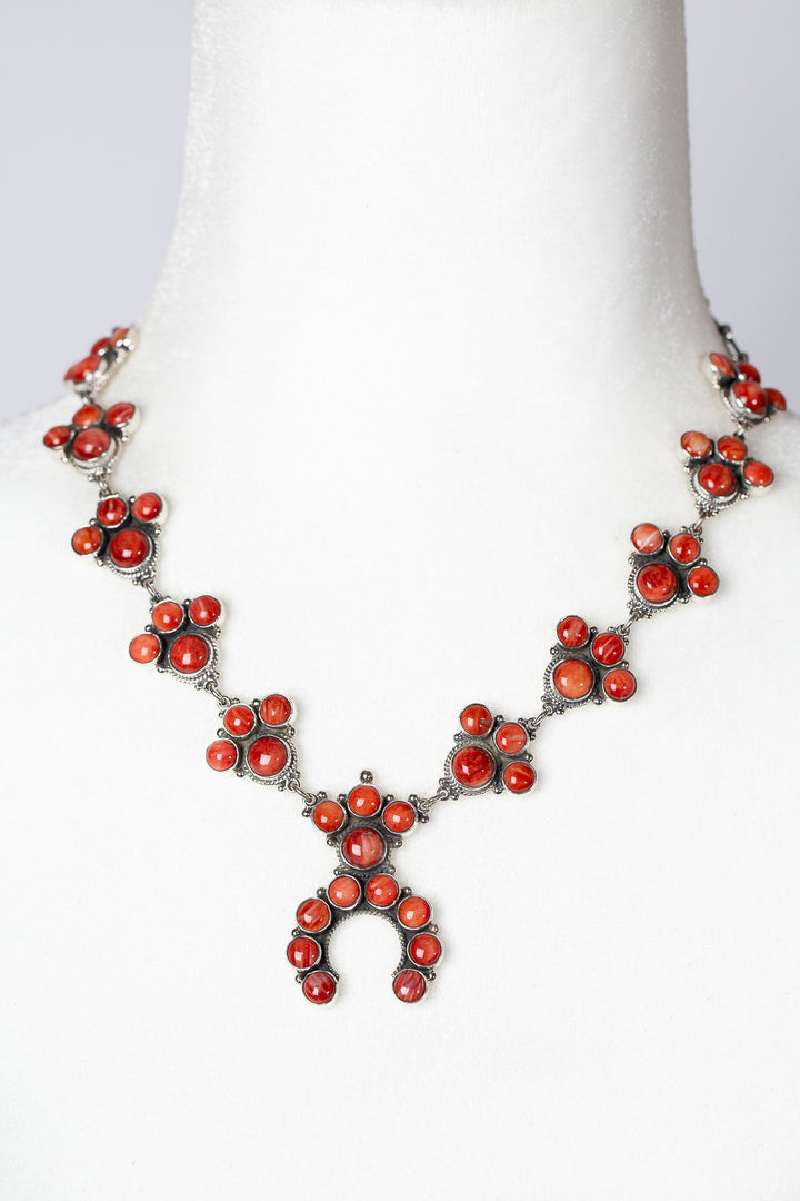 Federico Handcrafted Spiny Oyster Statement Necklace