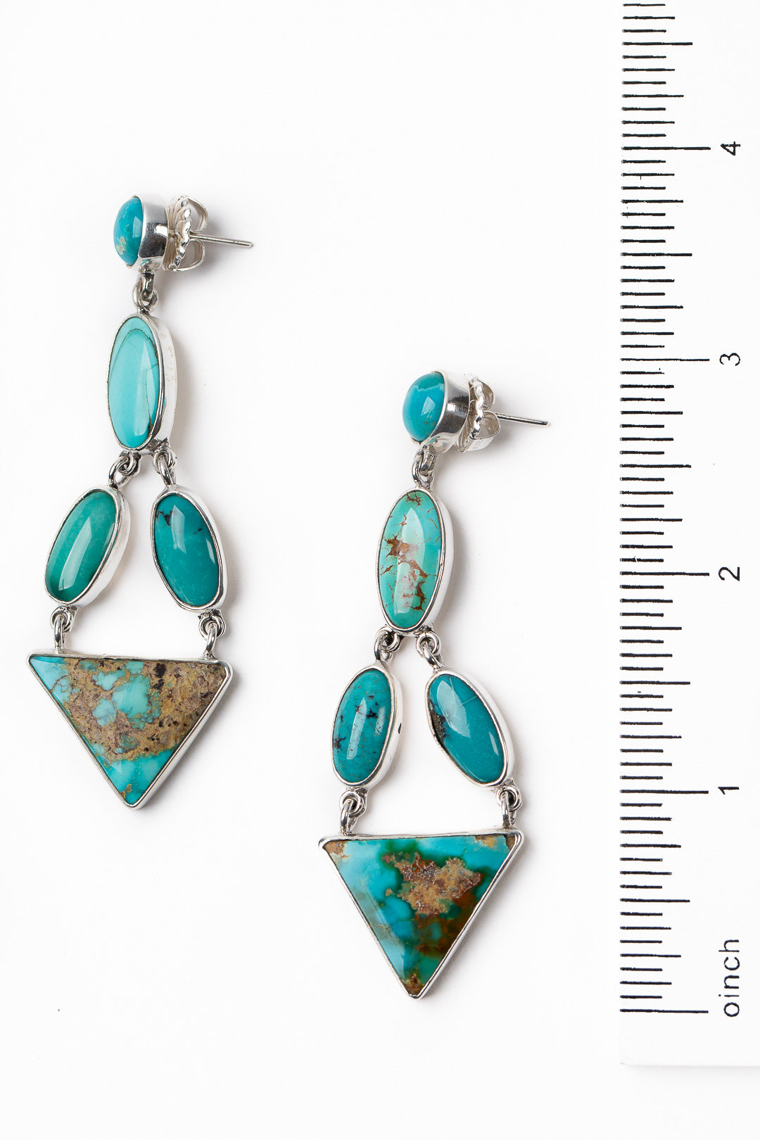 Zuni Turquoise Earrings  Ciscos Gallery