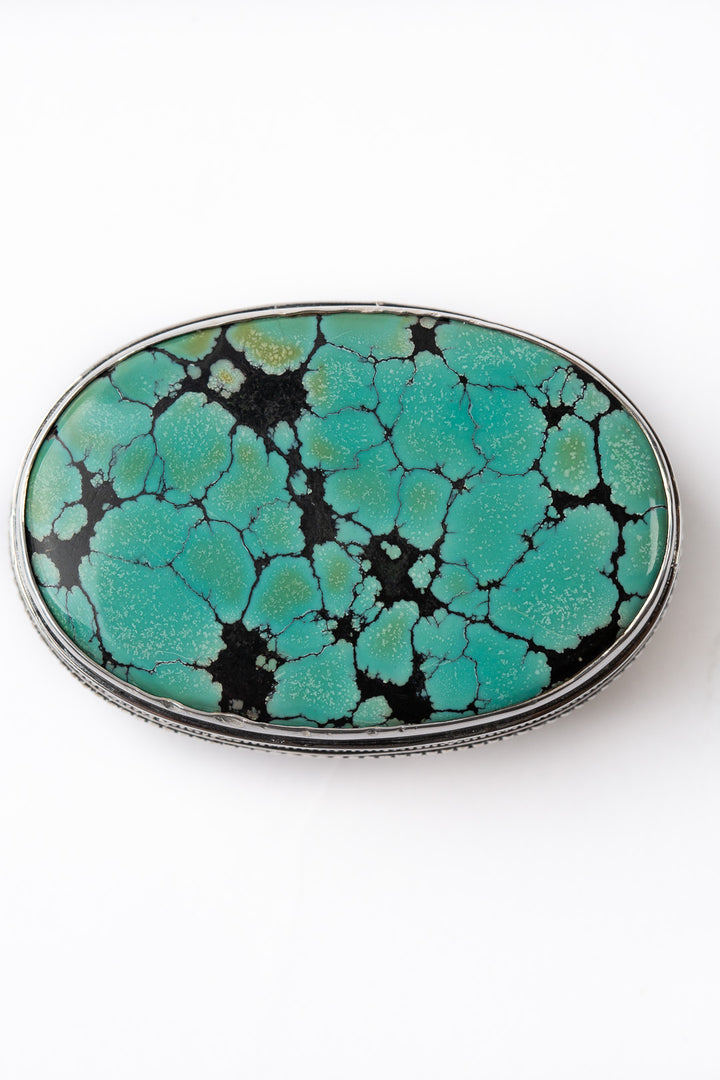 Handcrafted Royston Turquoise Belt Buckle