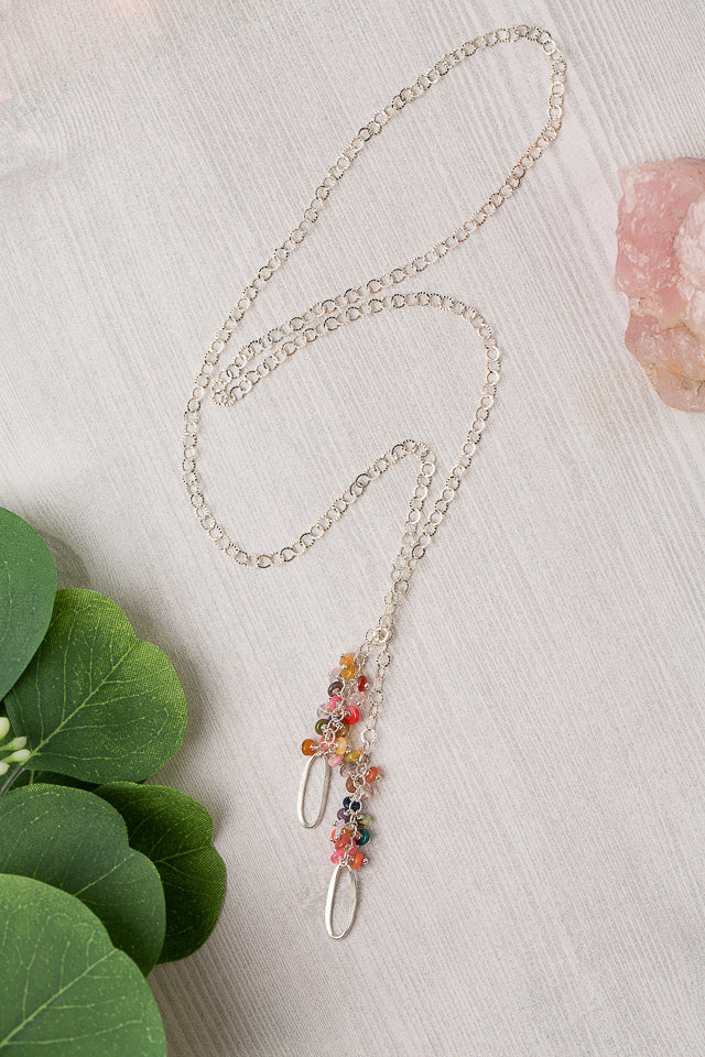 One Of A Kind 25.25" Opal Tassel Necklace