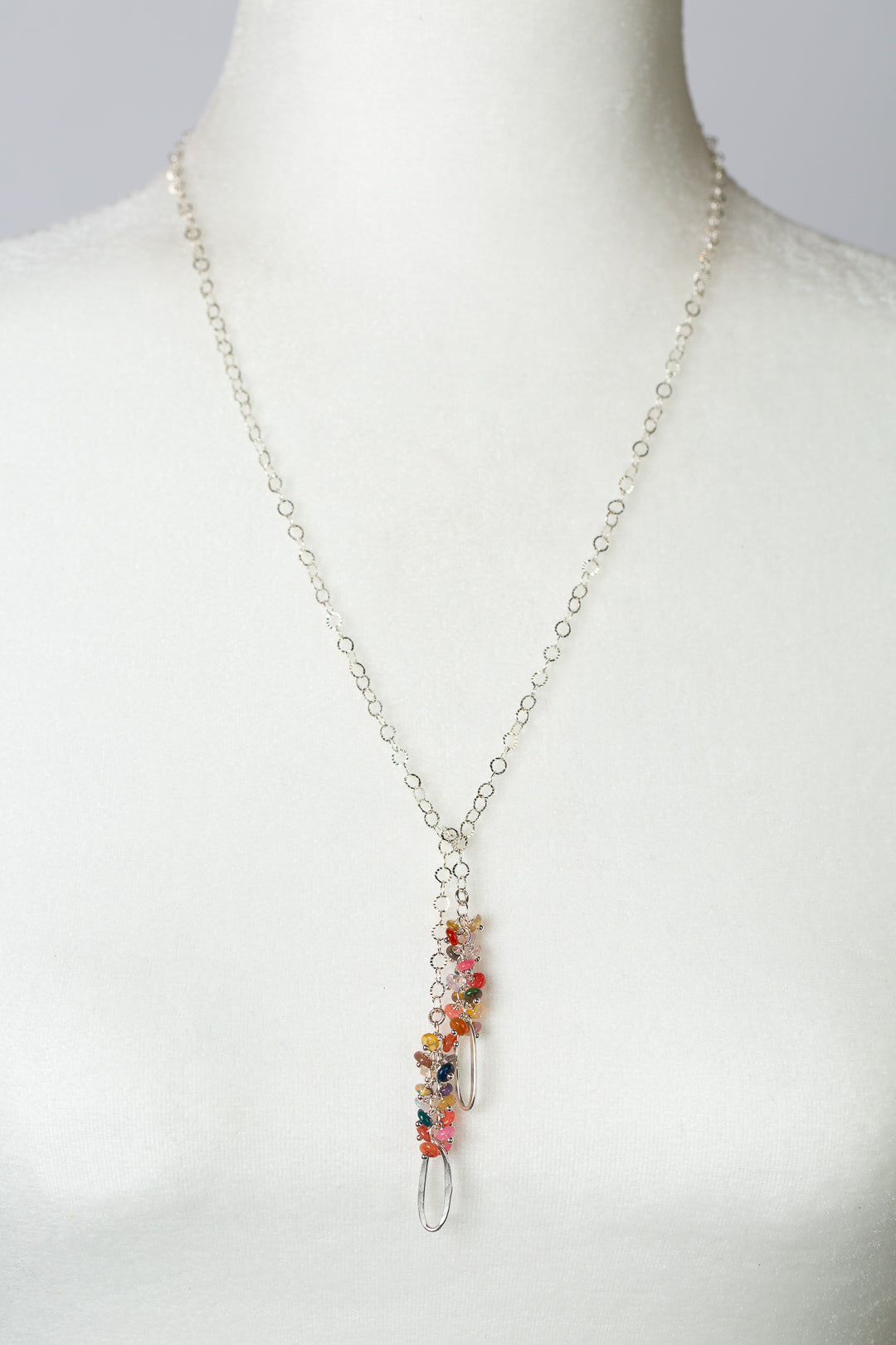 One Of A Kind 25.25" Opal Tassel Necklace