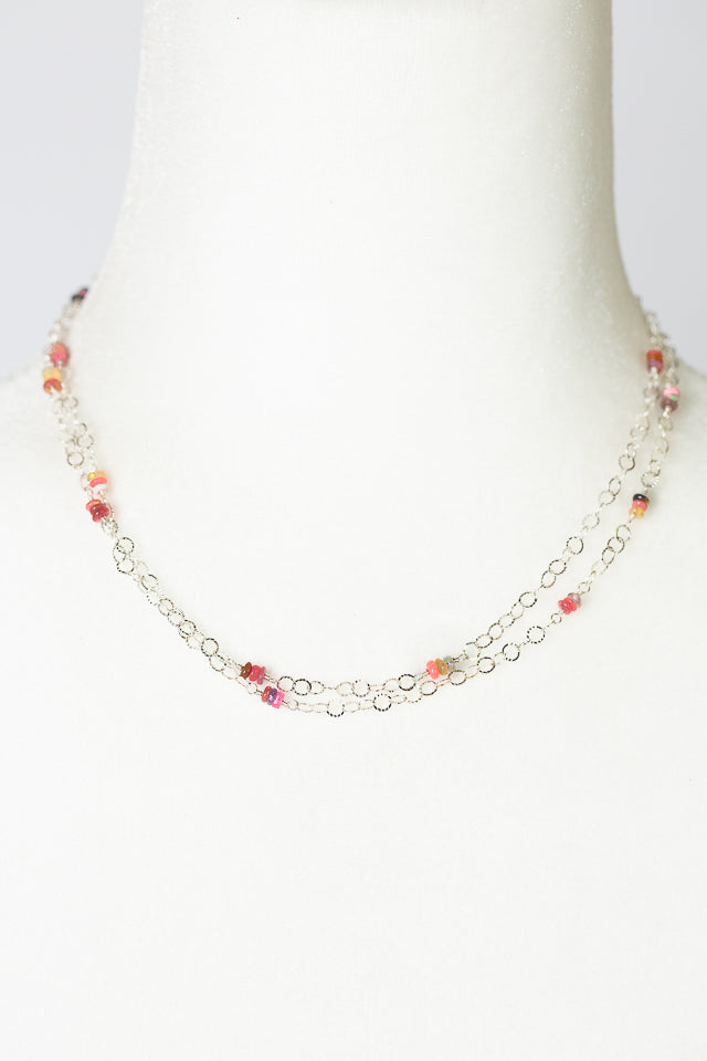 One Of A Kind 33.5-35.5 Opal Simple Necklace