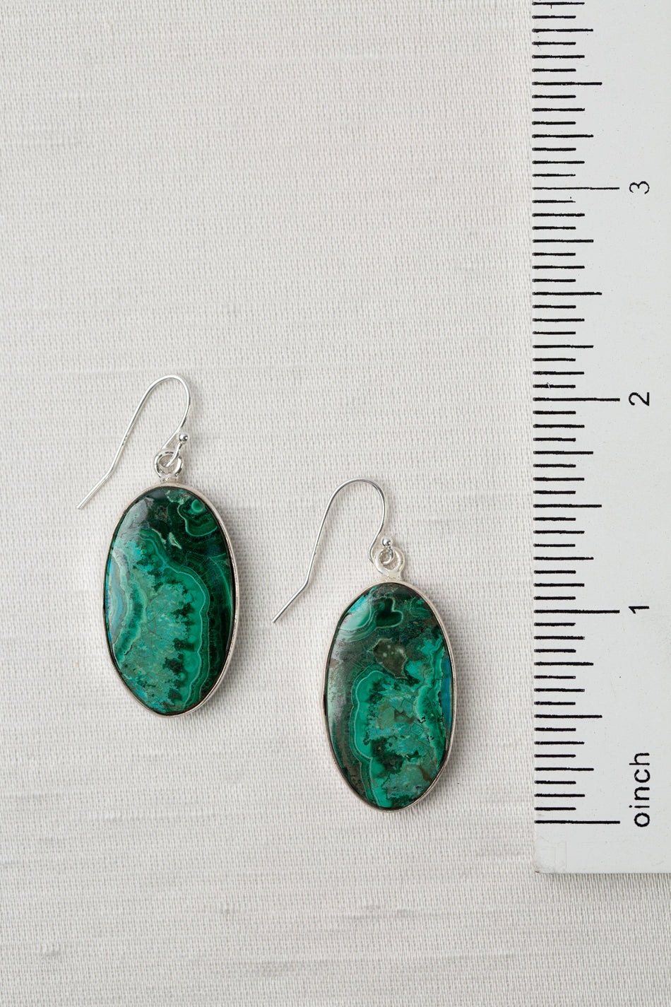 One Of A Kind Malachite Statement Earrings