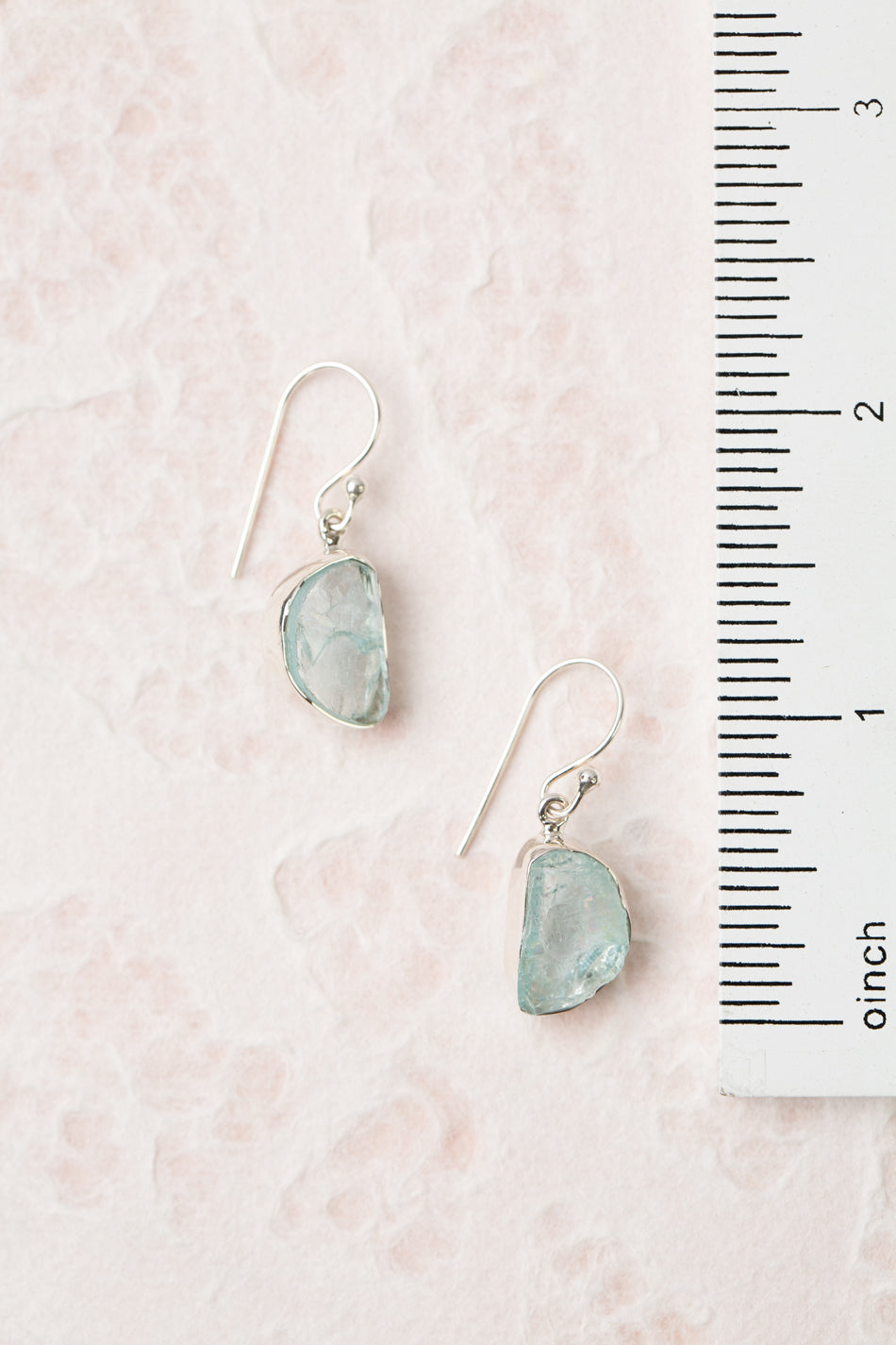 One Of A Kind Aquamarine Statement Earrings