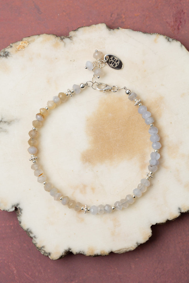 One Of A Kind 7-7.5" Chalcedony Simple Bracelet