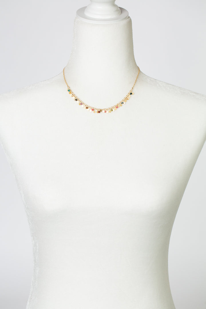One Of A Kind 15-17" Opal Simple Necklace
