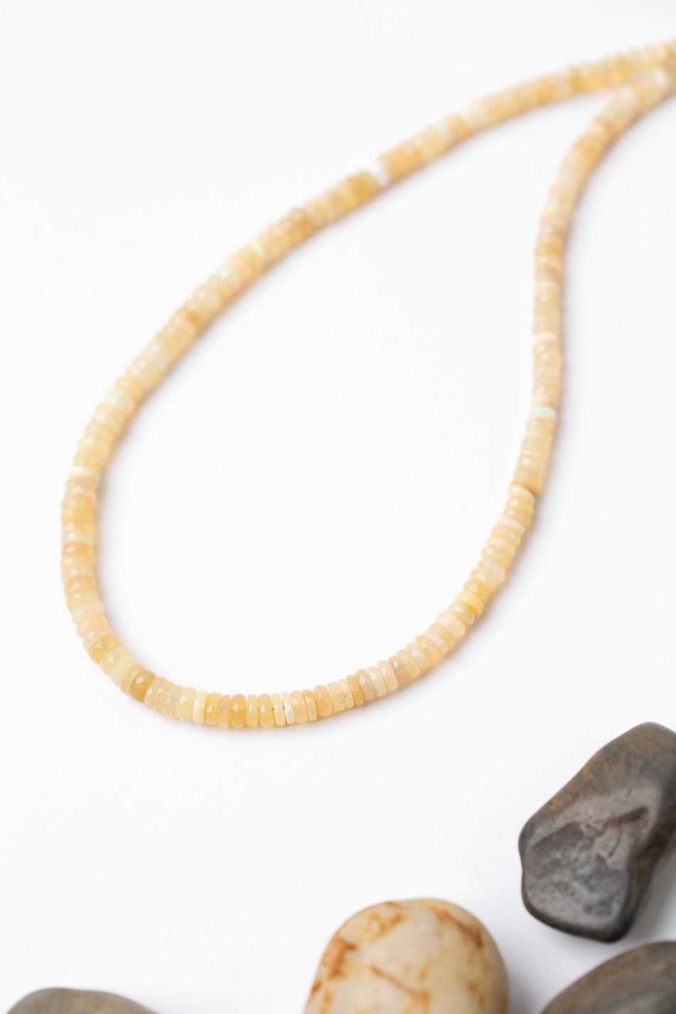 One Of A Kind 19-21" Natural Opal Simple Necklace