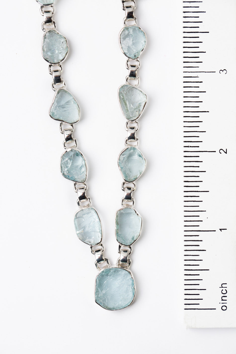 One Of A Kind 19.5-21.5" Aquamarine Statement Necklace