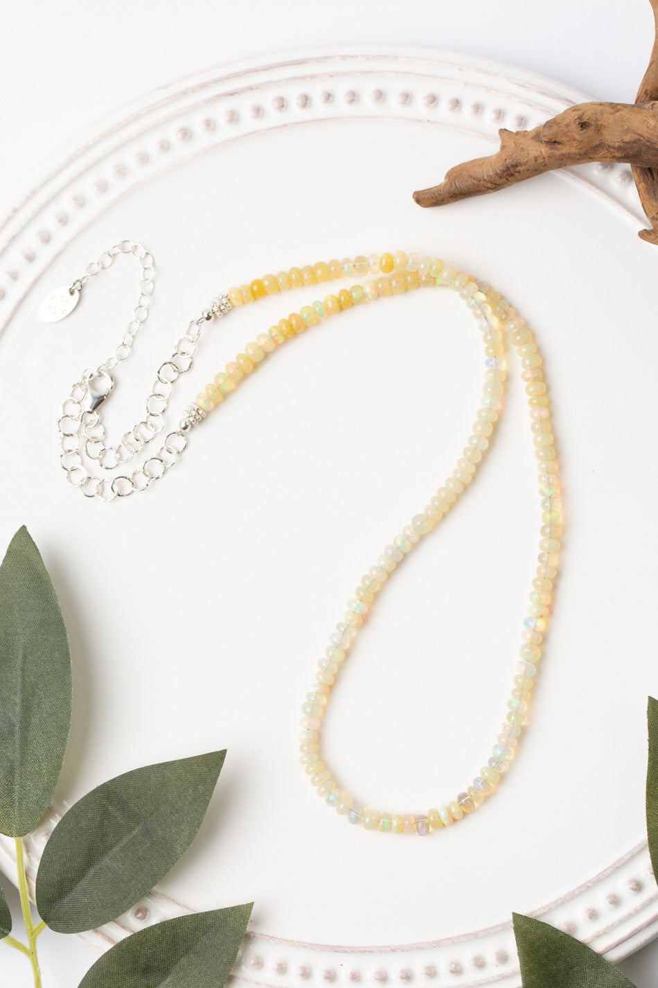 One Of A Kind 20.5-22.5" Natural Opal Simple Necklace