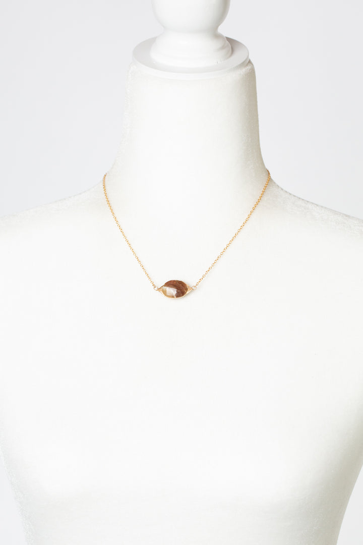 One Of A Kind 16-18" Mushroom Jasper Simple Necklace