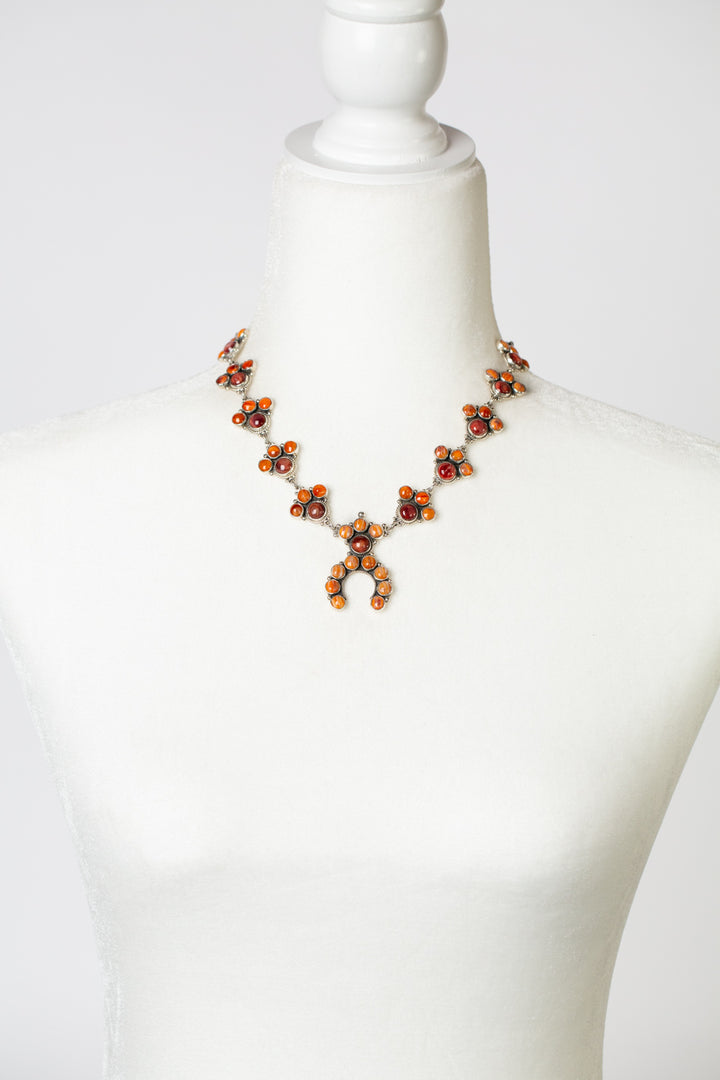 Jimenez Federico 18" Spiny Oyster Statement Necklace