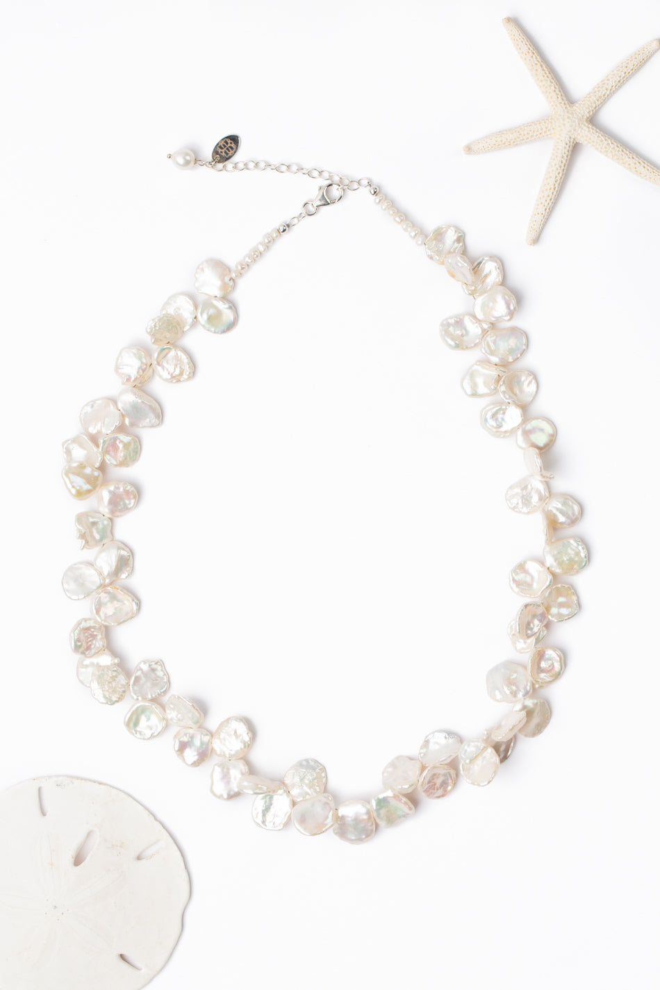 One Of A Kind 18.5-20.5" Freshwater Petal Pearl Statement Necklace