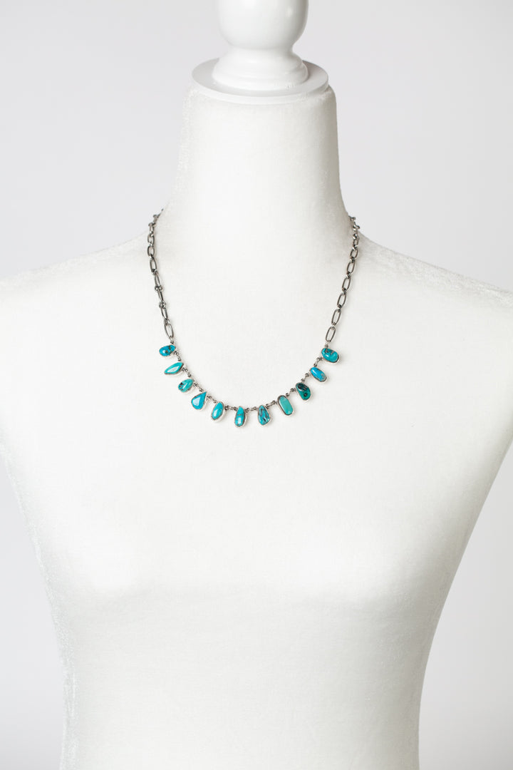 Federico 21" Sonoran Turquoise Statement Necklace