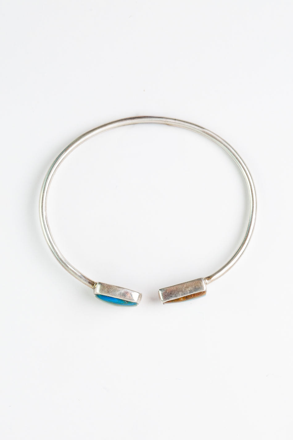 One Of A Kind 6-7" Peruvian Opal Cabochons Simple Bracelet