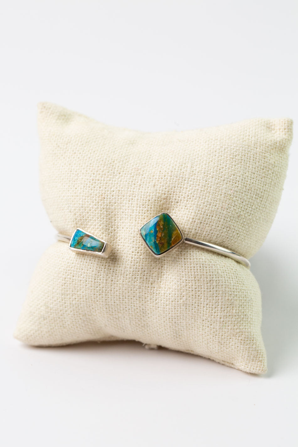 One Of A Kind 6-7" Peruvian Opal Cabochons Simple Bracelet