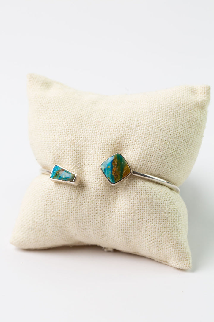 One Of A Kind 6-7" Peruvian Opal Cabochons Simple Bracelet
