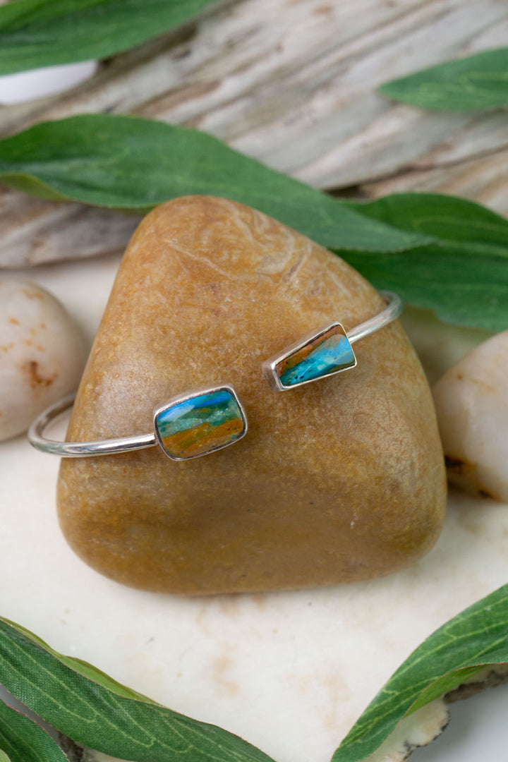 One Of A Kind 6-7" Peruvian Opal Cuff Simple Bracelet