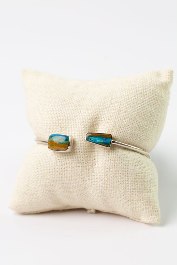 One Of A Kind 6-7" Peruvian Opal Cuff Simple Bracelet