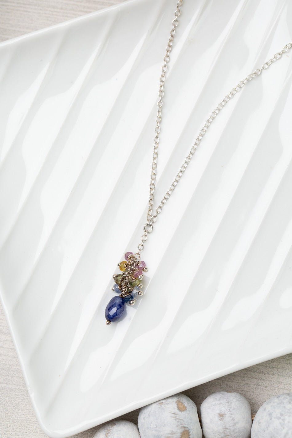 One Of A Kind 16-18" Sapphire Simple Necklace