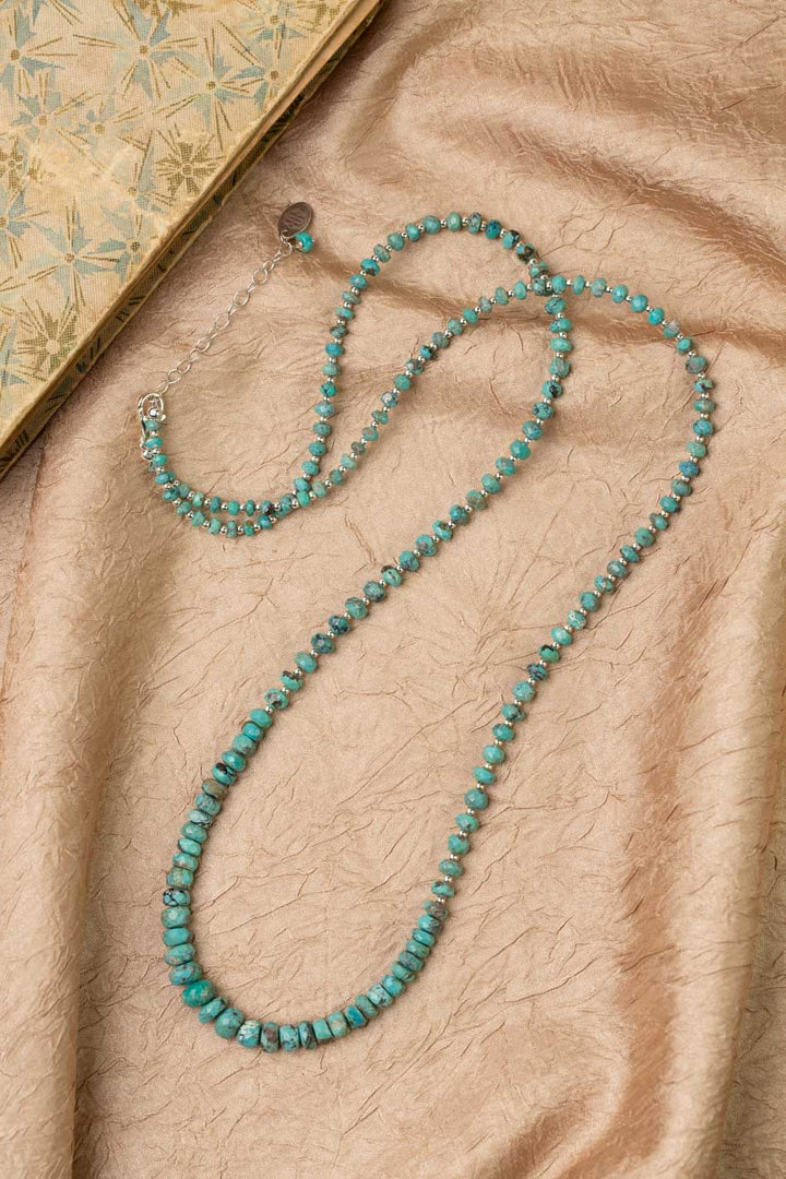 One Of A Kind 27.5-29.5" Natural Turquoise Simple Necklace