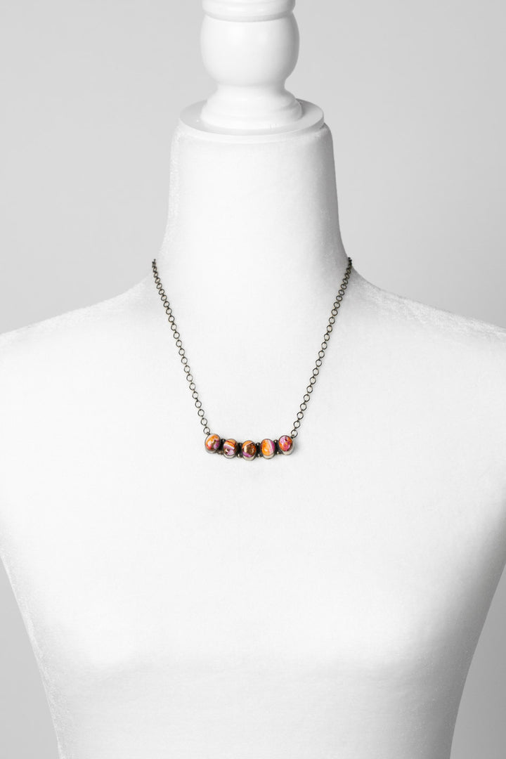 P. Skeets 20" Mohave Turquoise Simple Necklace