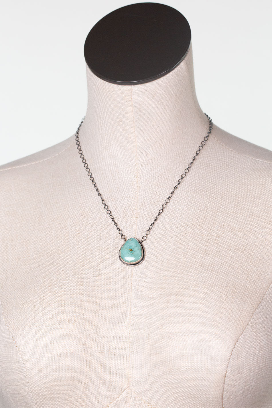 Eli Skeets 19.25" Royston Turquoise Simple Necklace