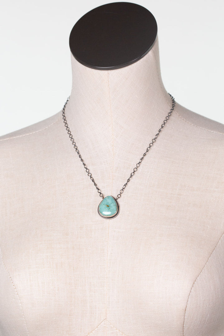 Eli Skeets 19.25" Royston Turquoise Simple Necklace