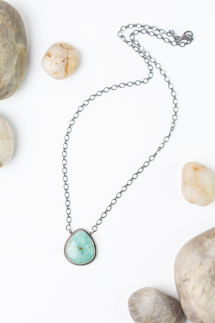 Eli Skeets 19.25" Royston Turquoise Simple Necklace