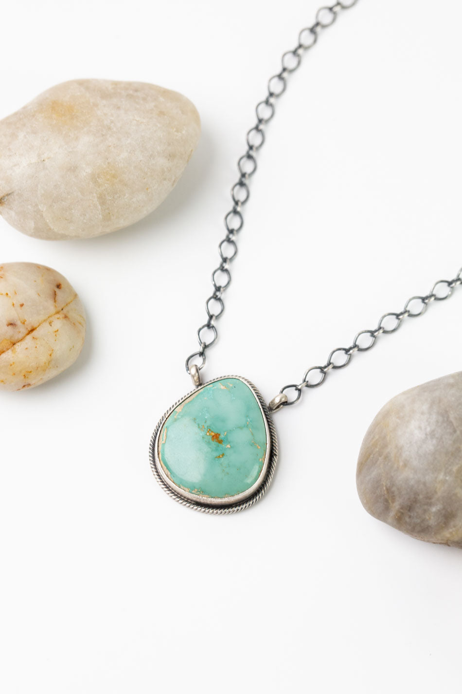 Eli Skeets 19.25" Royston Turquoise Simple Necklace