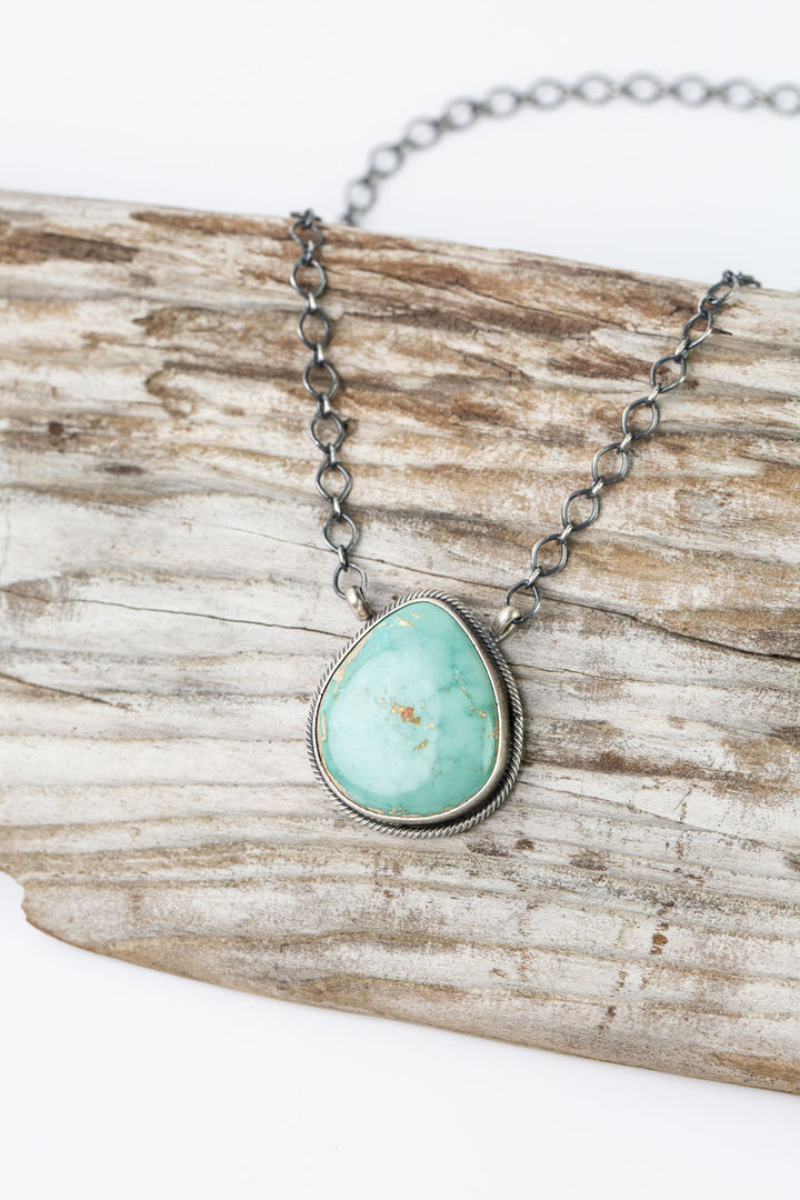 Eli Skeets 19.25" Royston Turquoise Simple Necklace