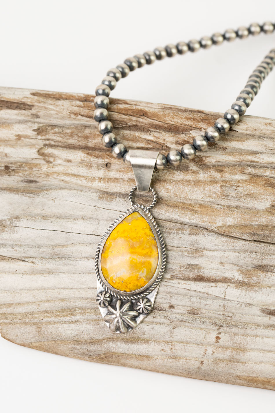 M. B. 14" Bumblebee Jasper Statement Necklace