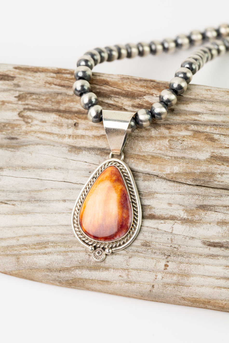 C. Charley 18-20" Spiny Oyster Statement Necklace
