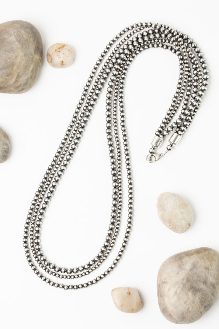Native American 36" Desert Pearls Statement Necklace