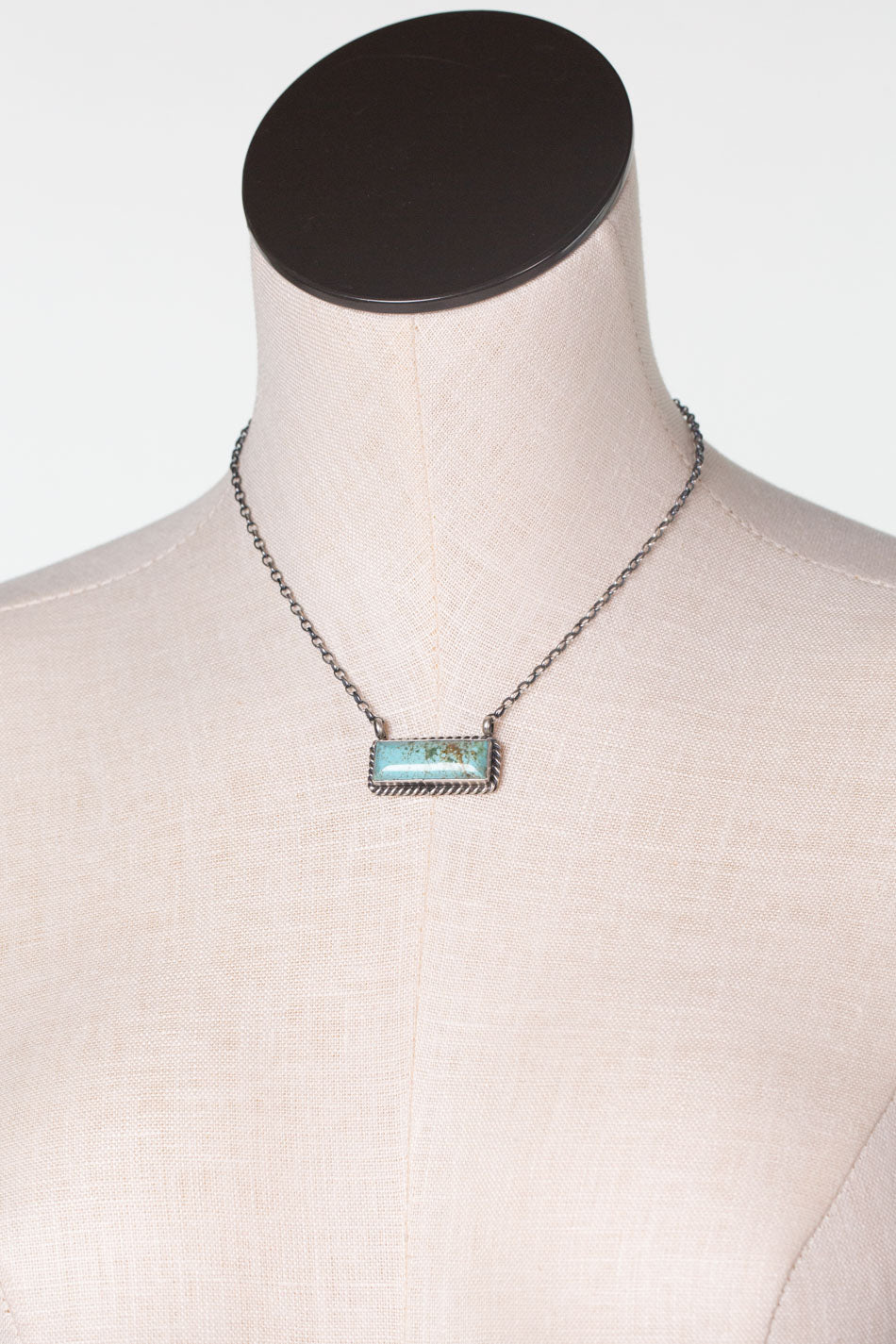 Augustine Largo 17" Kingman Turquoise Simple Necklace