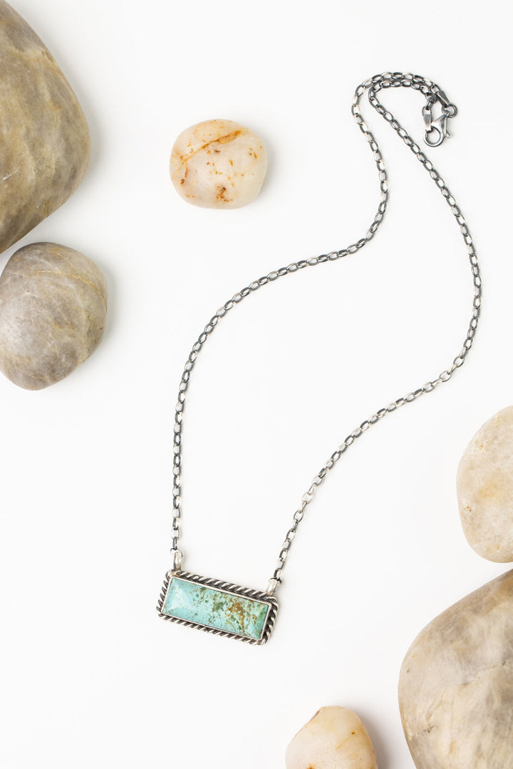 Augustine Largo 17" Kingman Turquoise Simple Necklace