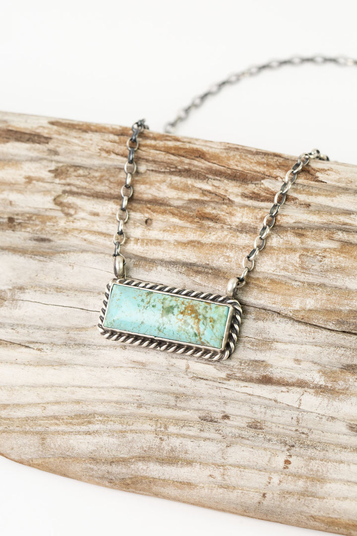 Augustine Largo 17" Kingman Turquoise Simple Necklace