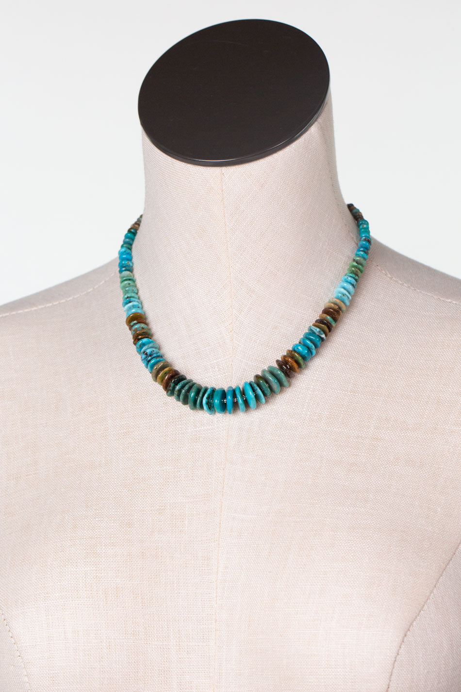 One Of A Kind 16-18" Rainbow Turquoise Statement Necklace