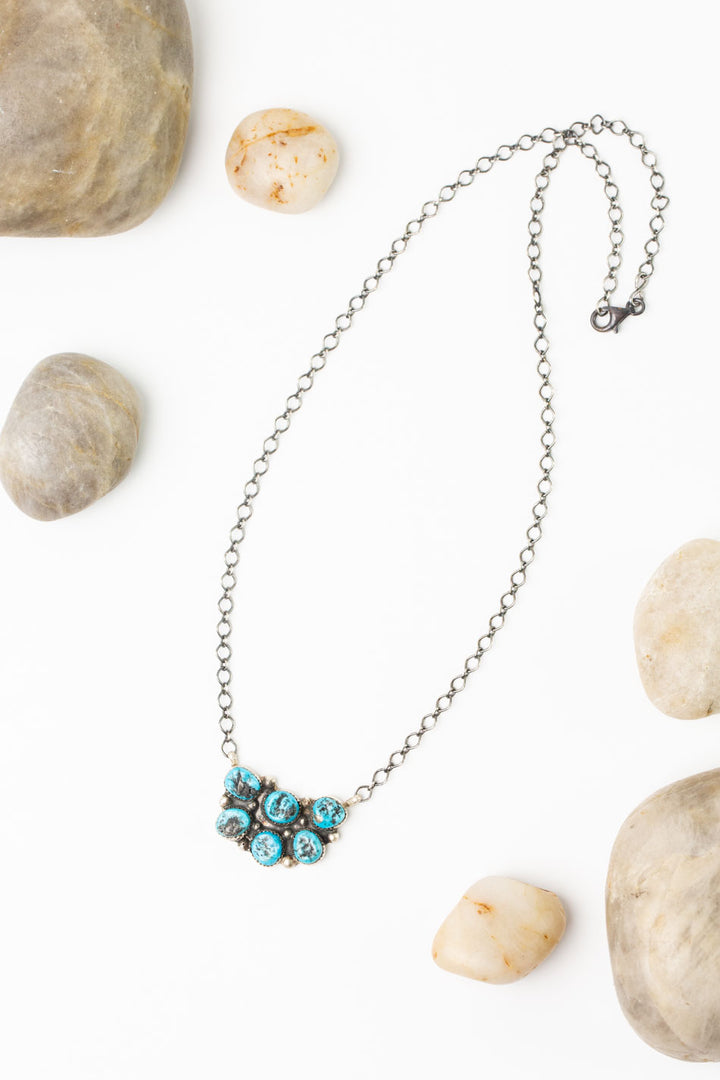 Donovan Nez 20" Kingman Turquoise Simple Necklace